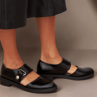 June - Adjustable Strap Mary Jane Flats
