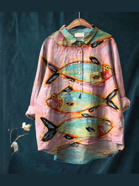 Lena - Artistic Fish T-Shirt