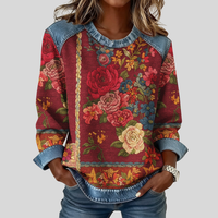 Ruth - Floral Print Sweatshirt