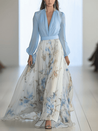 Peniel - Elegant Floral Maxi Dress