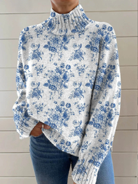 Ruby - Blossom Turtleneck Sweater