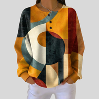 Marla - Geometric Print Sweatshirt