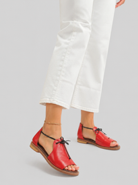 Olivia - Leather Summer Sandals