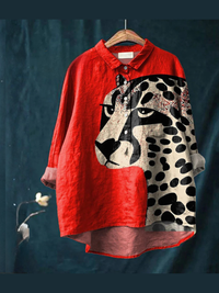 Nala - Bold Leopard Print Shirt