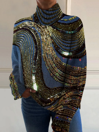 Charlotte - Christmas Turtleneck Sweater