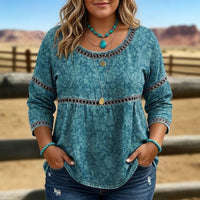 Scarlett - Vintage Casual Blouse