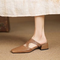 Dessa - Genuine Leather Mules