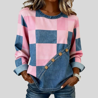 Elsie - Colorblock Patchwork Sweatshirt