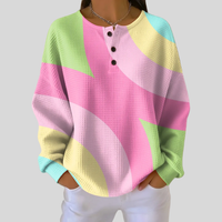 Delphine - Abstract Colorblock Sweatshirt