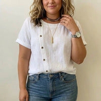 Penelope - Casual Solid Blouse