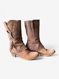 Amparo - Leather Fall Boots