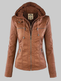 Callista | Hooded Moto Jacket