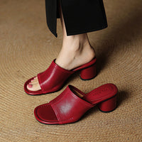 Amira - Genuine Leather Mules