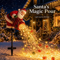 Santa’s Magic Pour: Flowing LED Christmas Garden Light