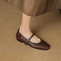 Wani - Leather Flats