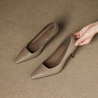 Zala - Genuine Leather Heels
