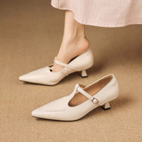 Tirea - Genuine Leather Heels
