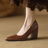 Zella - Genuine Leather Heels