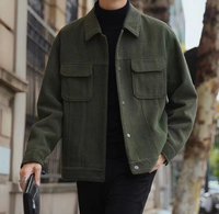 Casual Cargo Corduroy Jacket