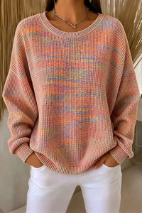 Women's Casual Abstract Crew Neck Long Sleeve Sweatshirt