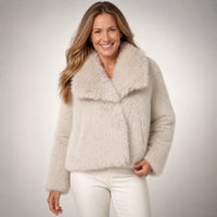 Marjorie - Plush Teddy Coat