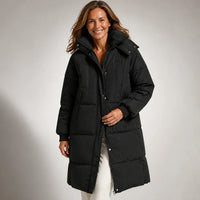 Sharon - Long Hooded Puffer Coat