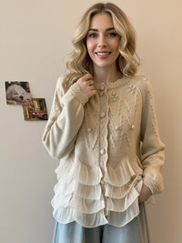 Natalie Ruffle Cardigan™