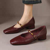 Aubrey - Genuine Leather Flats