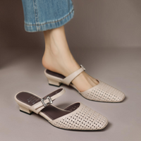 Tabitha - Genuine Leather Mules