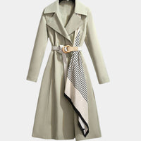Clarice - Belted Classic Midi Trench Coat