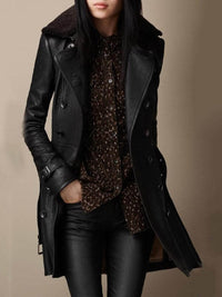 Selma - Double-Breasted Structured Trench Coat