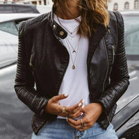 Lilian - Moto-Style Zip-Up Jacket