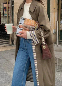 Lucia - Refined Oversized Long Trench Coat